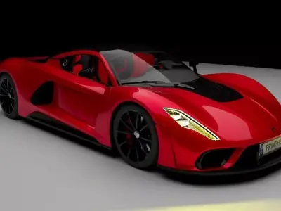 veenom 3d car 3D model