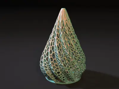Christmas tree 3D print model shop