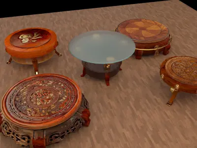Chinese display stand   3D model