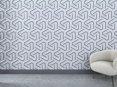 3d wall panel Low-poly 3D model 14