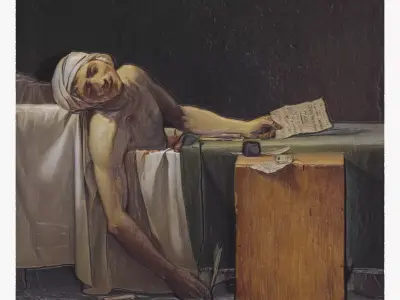 THE DEATH OF MARAT by JACQUES - LOUIS DAVID for 3D printing  3D print model