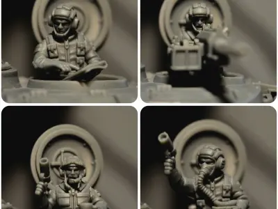 Universal Guard - Tank crew 3D print model