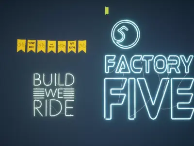 Neon Signs Game Ready Low-poly 3D model