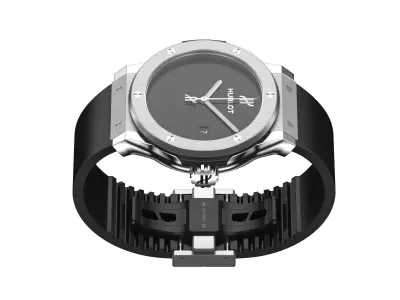 Hublot Classic Fusion Original Titanium 42mm Luxury Watch 3D model