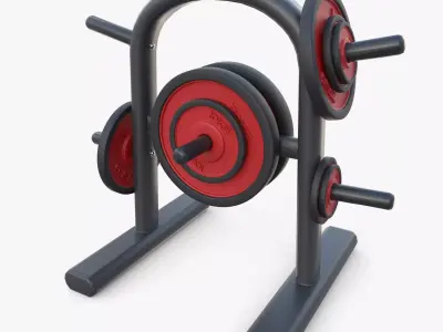 Disk rack v1 3D model