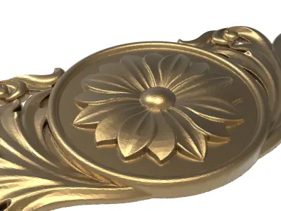  decorative pattern ready for 3D printing 3D model 74