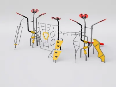 Ladybird Playground set 2 3D model