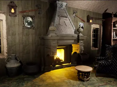 Cozy Medieval House - Unreal Engine Free 3D model