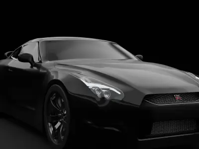 Nissan GTR R35 3D model 3D model