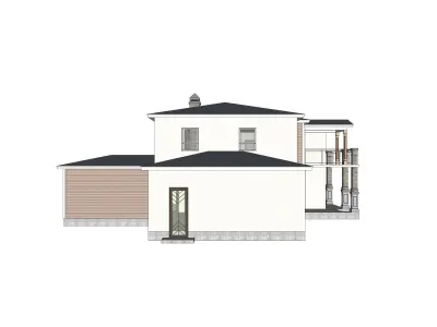 Modern House 03 -Archimple LLC 3D model