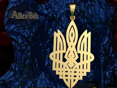 Ukrainian Trident 3D print model