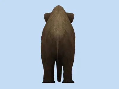 Mammoths mammoth Low-poly 3D model