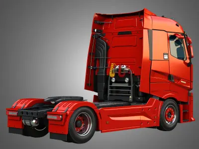 T520 - XG 530 European Semi Trucks 2 in 1 3D Model Collection