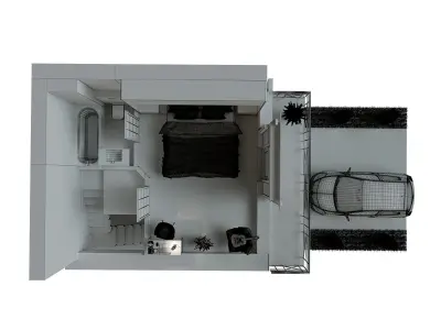  apartment layout 3D model purchase