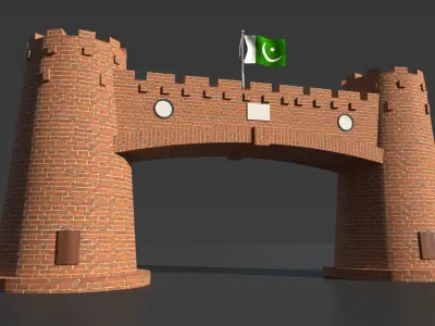 Bab-e-Khyber 3D model