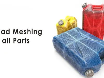 20-10-5 Liter Plastic Jerry cans 3D model