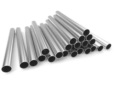 Steel Pipes 3D model