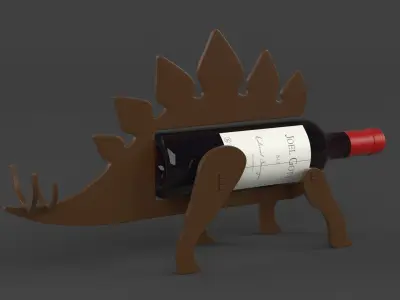 Wine Bottle 3D model