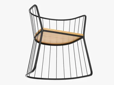 Outdoor chair 02 3D model