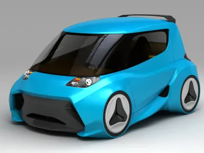 Kancil EV-4 3D model