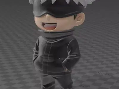 Satoru gojo chibi jujutsu kaisen 3D print model