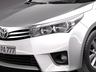 Toyota Corolla EU-Version 2014 3D model