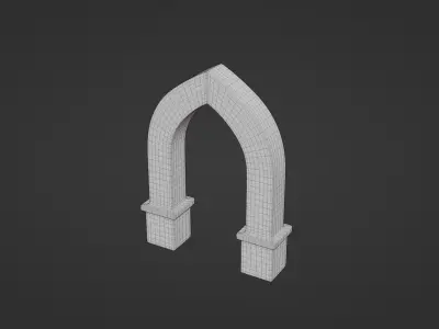 Sharp Gothic Arch 3D model