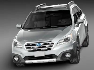 Subaru Outback 2015 3D model