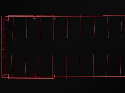 Fire Pipe Low-poly 3D model