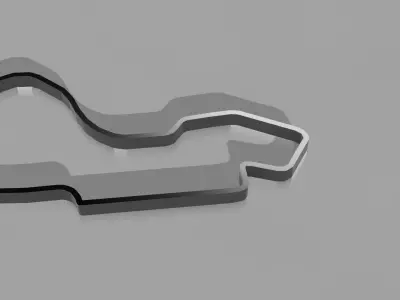 F1 Circuit Melbourne 2022 3D Print Model 3D print model