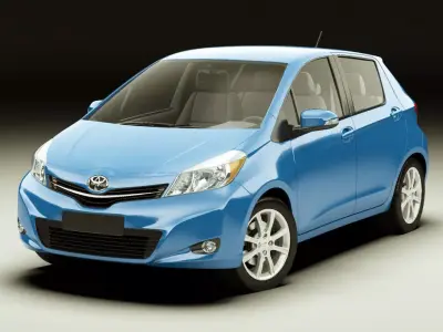 Toyota Yaris Vitz Jewela 2012 3D model
