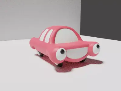 Cartoon Car 3D model