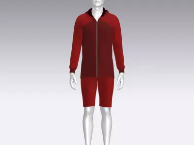 Sport Suit Low-poly 3D model 46