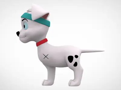 Tripod  Low-poly 3D model