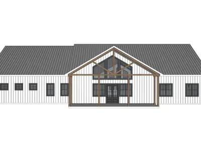 Barndominium House 095 -Archimple LLC 3D model