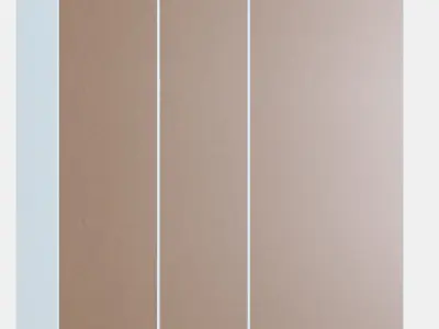 PAX 3 wardrobe frames 4 Low-poly 3D model