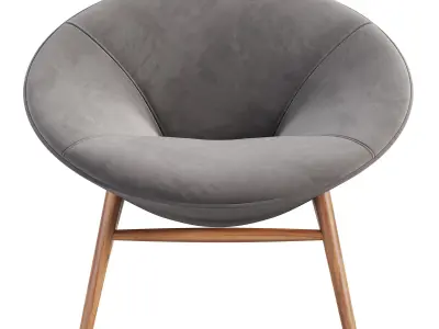 Muse Armchair by Davisfurniture 3D model