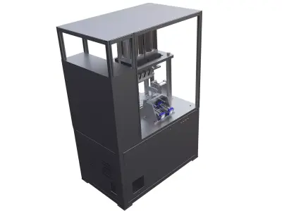 Engine cylinder head airtightness testing equipment 3D model