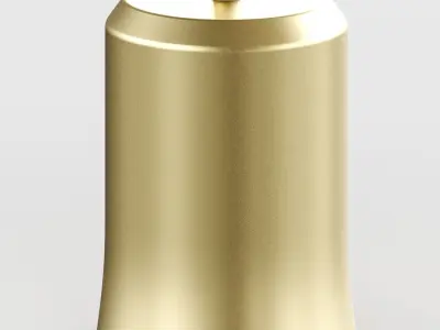 Modern table lamp made of brass and opal glass Laredoute MORICIO 3D model