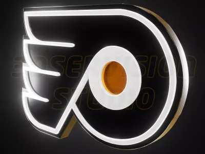 Philadelphia Flyers logo - Cinematic - 3D print 3D model