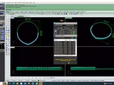 Luxury Heart Diamond Scallop Necklace Jewellery CAD 3DM STL 3D print model
