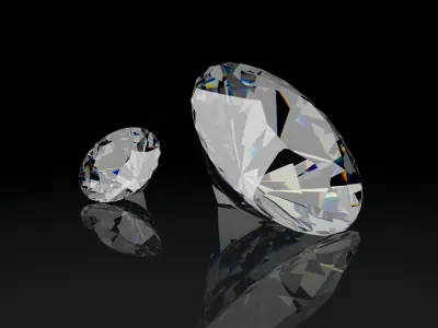 Realistic Diamond Free 3D model