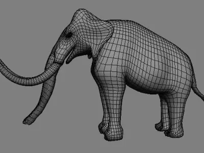 mammoth Low-poly 3D model