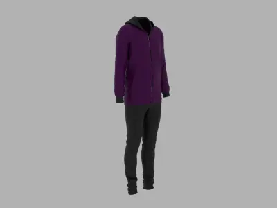 Sport Suit Low-poly 3D model 38