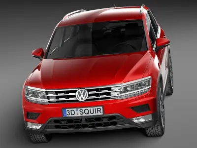 Volkswagen Tiguan 2017 3D model