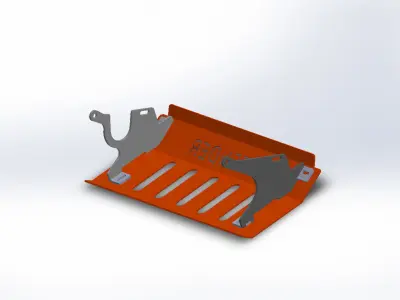 LAND ROVER DEFENDER STEERING GUARD 3D model