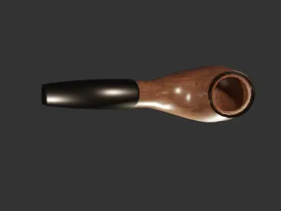 Tobacco Pipe Free 3D model