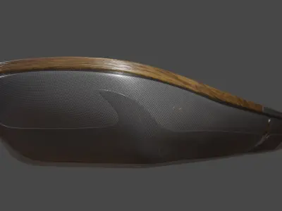 Lexus Hoverboard detailed 3d model Low-poly 3D model