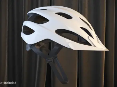 Modern Bicycle Helmet Generic 3D model