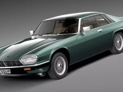 Jaguar XJS coupe 1975 3D model